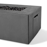 Tahoe Rectangular Fire Table (Propane) - Carbon