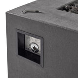 Tahoe Rectangular Fire Table - Carbon (Natural Gas)