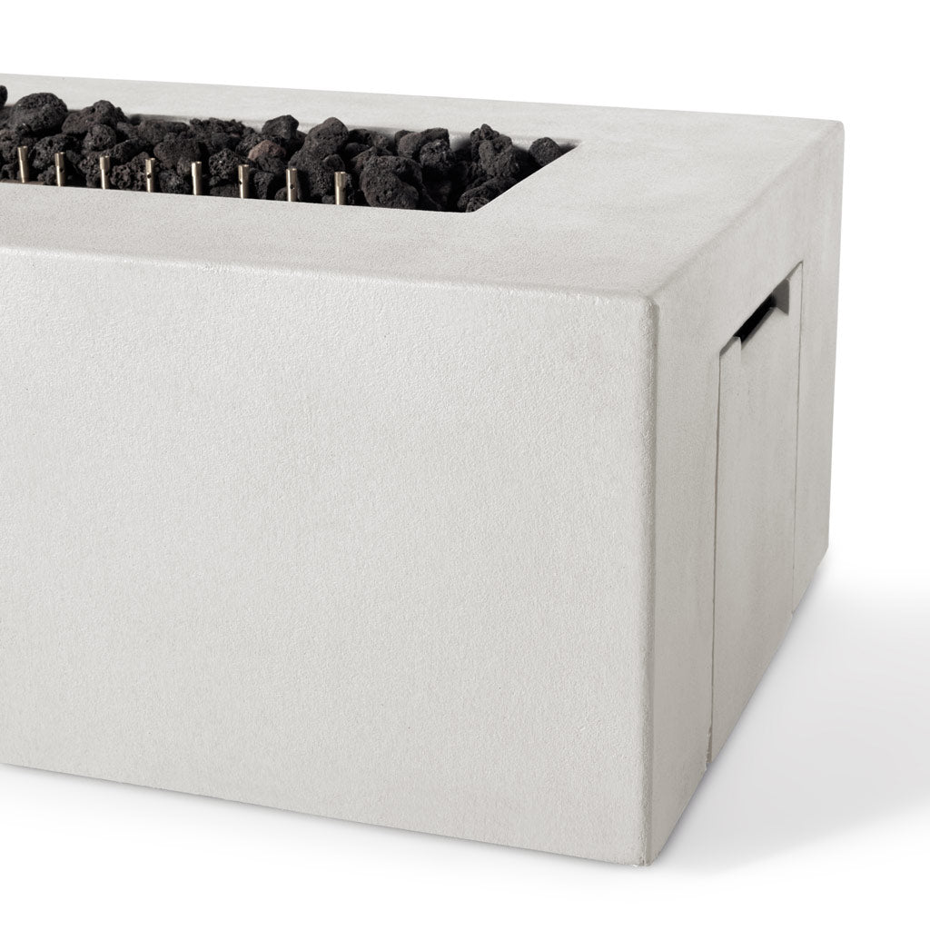 Tahoe Rectangular Fire Table (Propane) - Flint