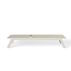 Tiburon Chaise with Padded Sling in Dune Aluminum