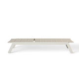 Tiburon Chaise with Padded Sling in Dune Aluminum
