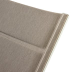 Tiburon Chaise with Padded Sling in Dune Aluminum