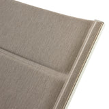 Tiburon Chaise with Padded Sling in Dune Aluminum