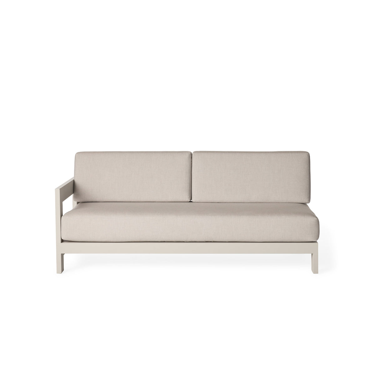 Tiburon Sectional Right Arm in Dune Aluminum