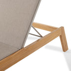 Tiburon Sling Chaise in Teak