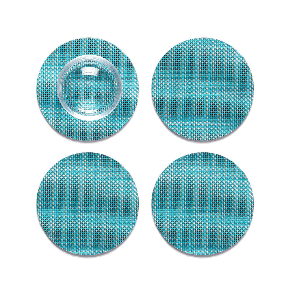 Mini Basketweave Coaster Set