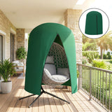 Hanging Egg Chair Cover with Zipper, 420D Oxford for 128 x 190H cm Stand, Green