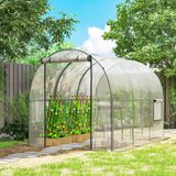 3 x 2 x 2 m Polytunnel Greenhouse with Roll-up Door, Clear