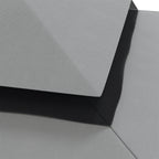 10' x 10' Gazebo Replacement Top with Double Vented Roof for Outdoor Patio Use, Light Gray