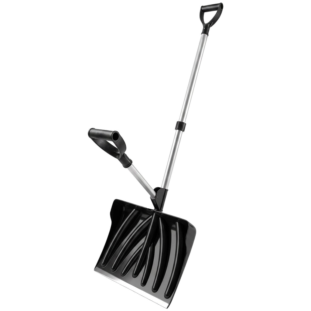 Heavy Duty Snow Shovel with 45cm Blade and Detachable Aluminum Handle