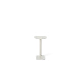Venice C-Shape Side Table in Dune Aluminum