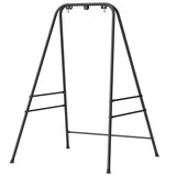 Hammock Chair Stand with Anti-Slip Pads and 2 Carabiners, Black