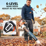 18V Cordless Leaf Blower with Battery and Charger