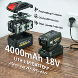 18V Cordless Leaf Blower with Battery and Charger