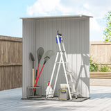 5ft x 3ft Garden Storage Shed with Sloped Roof and Lockable Door