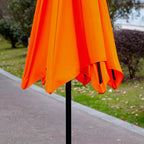 8.5ft Patio Umbrella with Crank Handle and Tilt, Orange