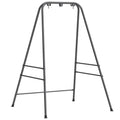 Hammock Chair Stand with Anti-Slip Pads and 2 Carabiners, Gray