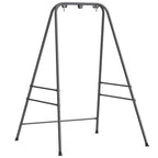 Hammock Chair Stand with Anti-Slip Pads and 2 Carabiners, Gray