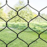 26-71 in. W x 4 ft. H Chain Link Fence Gate, Black